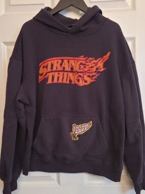 Stranger Things Graphic Hoodie - Black - Size M